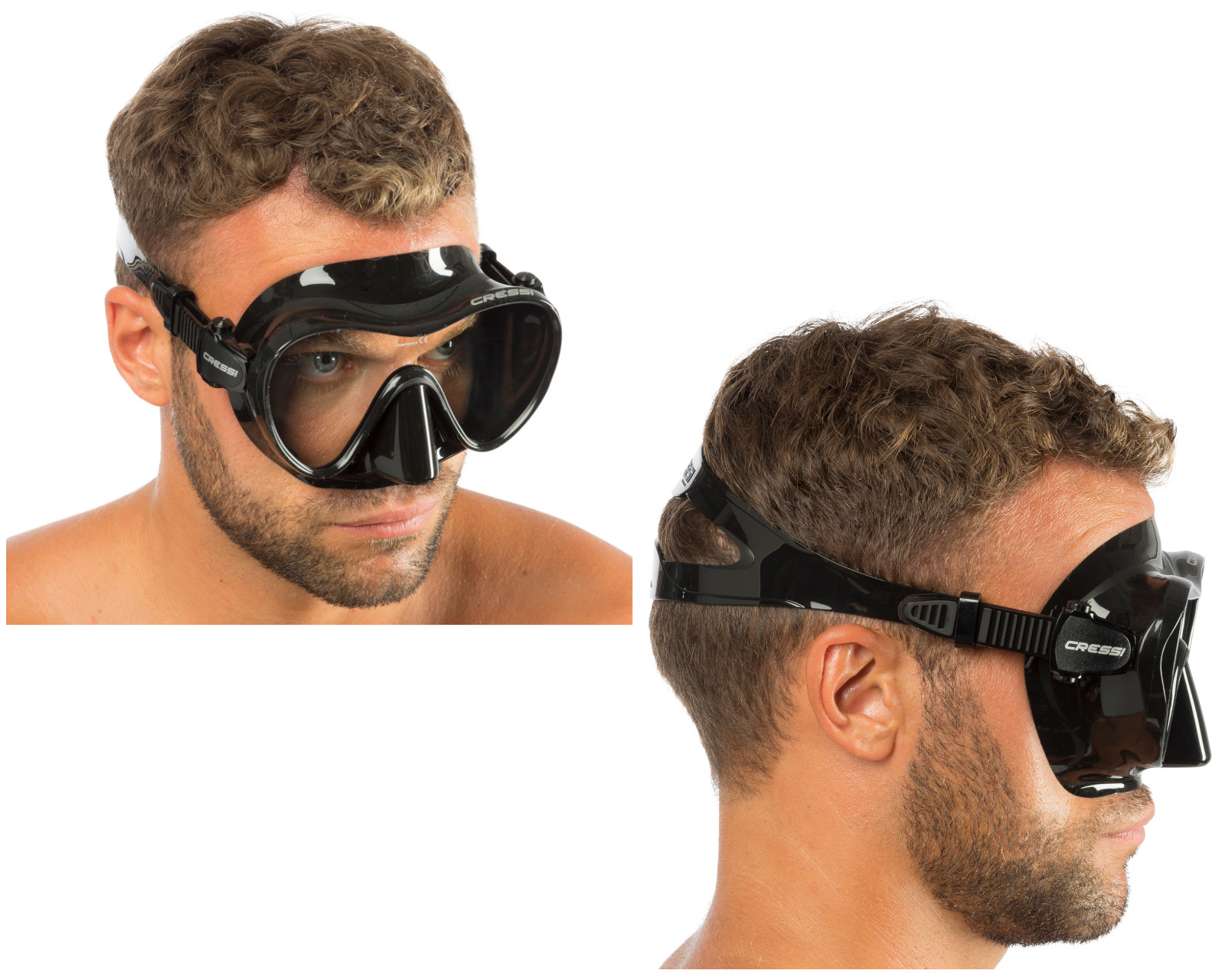 Foto 3 | Visor Cressi Frameless F1 color Negro Unitalla