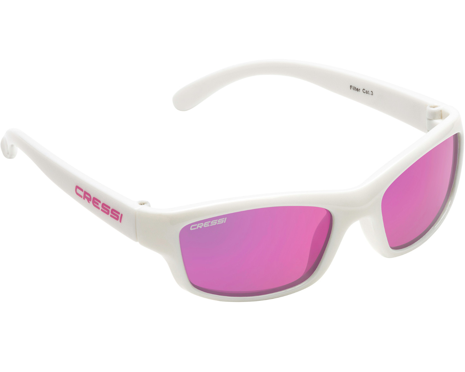 Foto 1 | Lente Cressi Yogi Infantil Protección Uv Polarizado color Blanco con Rosa