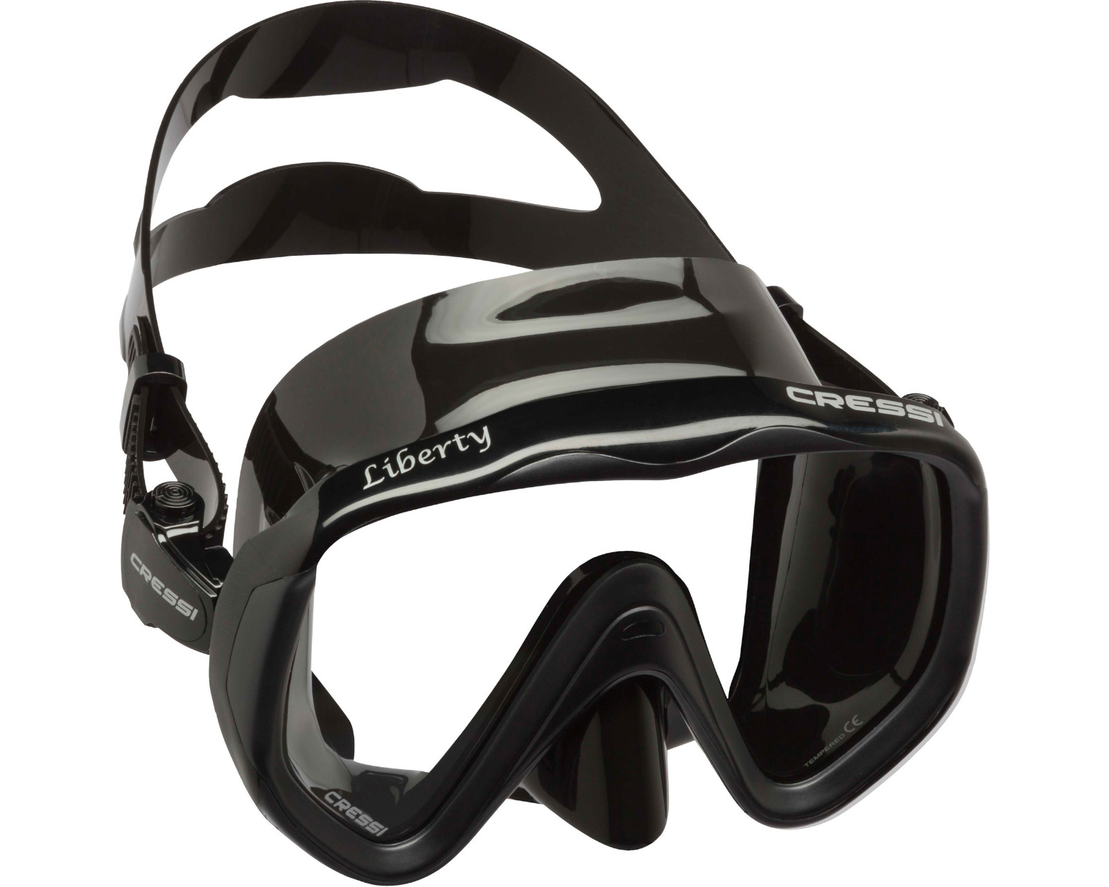 Foto 2 pulgar | Visor Cressi Liberty color Negro para Adulto Unitalla con Lentes Transparentes