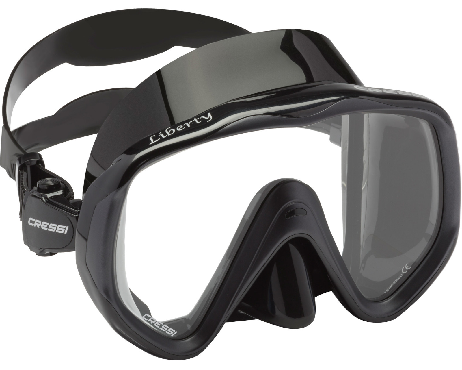 Foto 3 pulgar | Visor Cressi Liberty color Negro para Adulto Unitalla con Lentes Transparentes