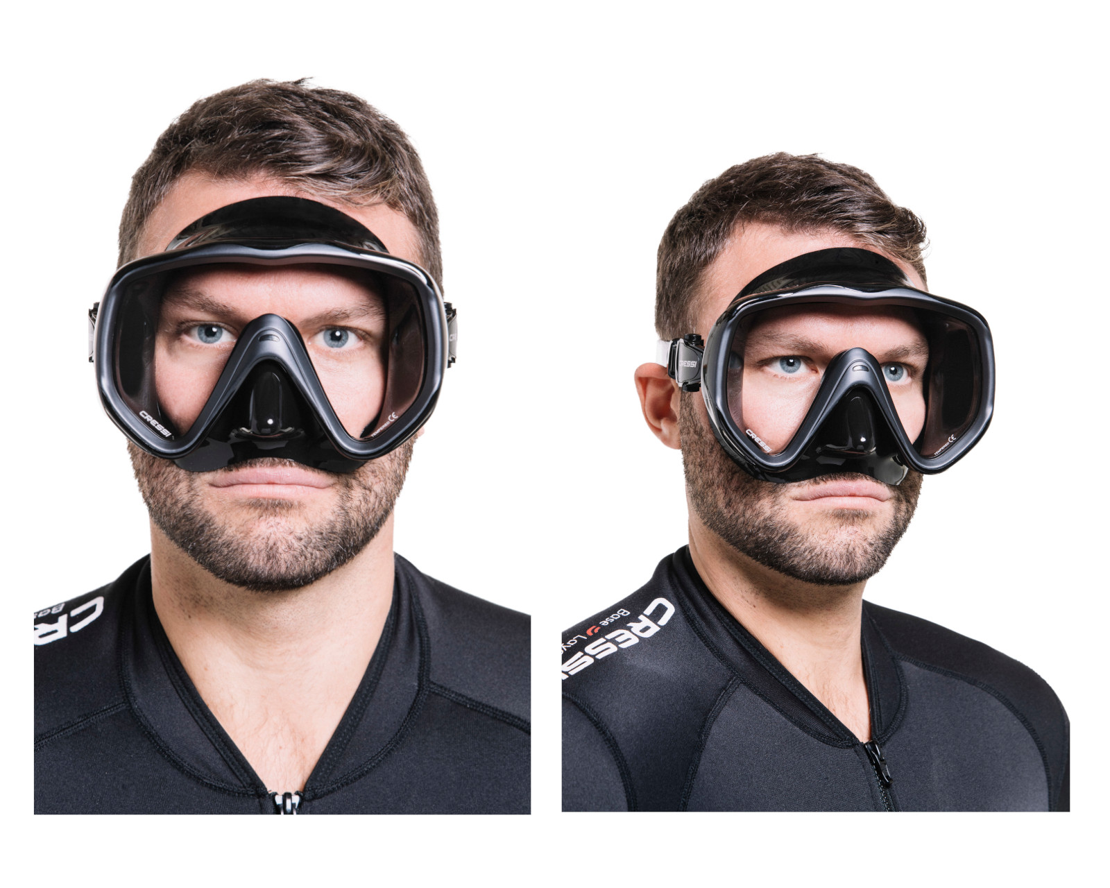 Foto 4 pulgar | Visor Cressi Liberty color Negro para Adulto Unitalla con Lentes Transparentes