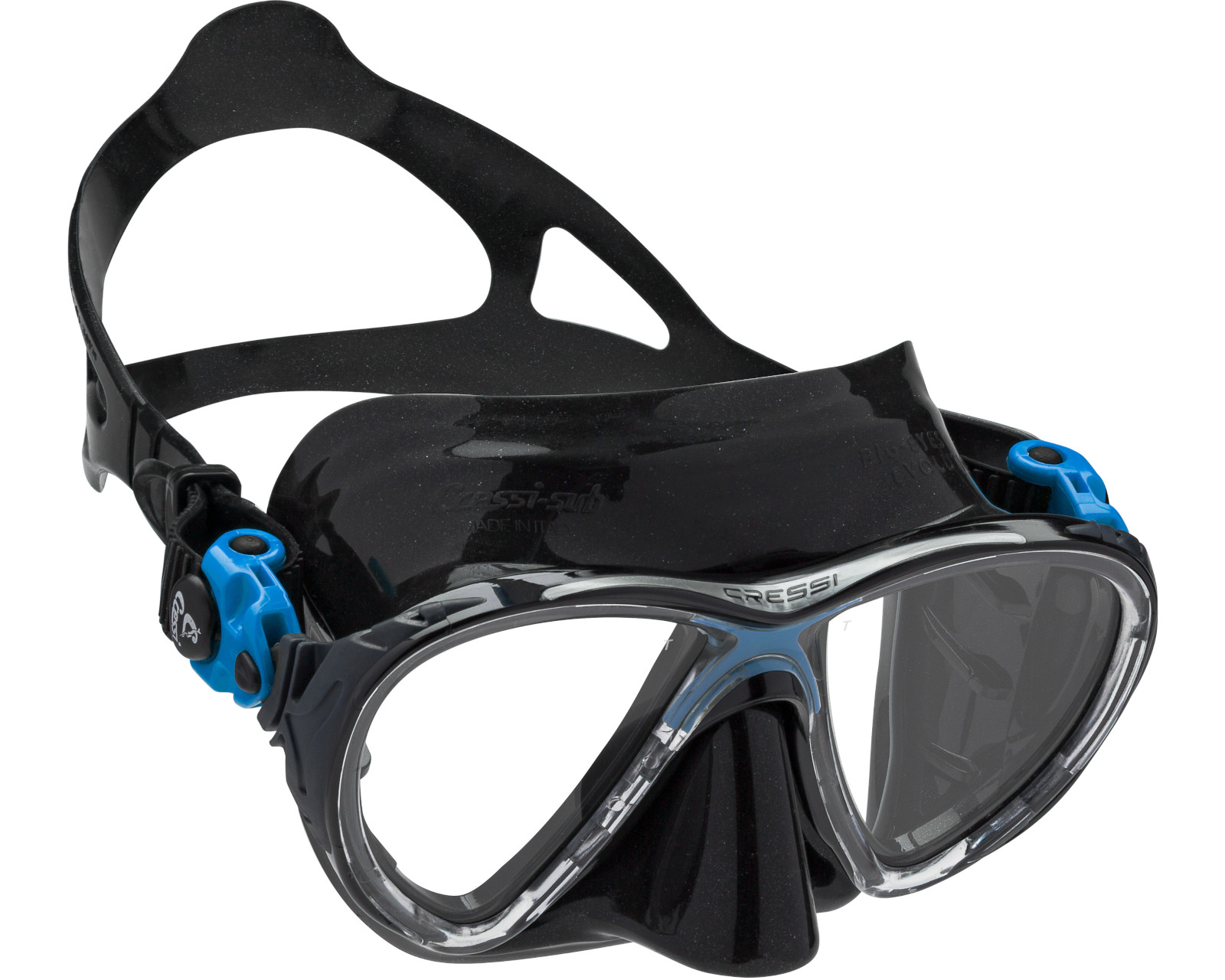 Foto 2 pulgar | Visor Cressi Big Eyes Evolution Adulto Unitalla Lentes Transparentes color Negro con Azul