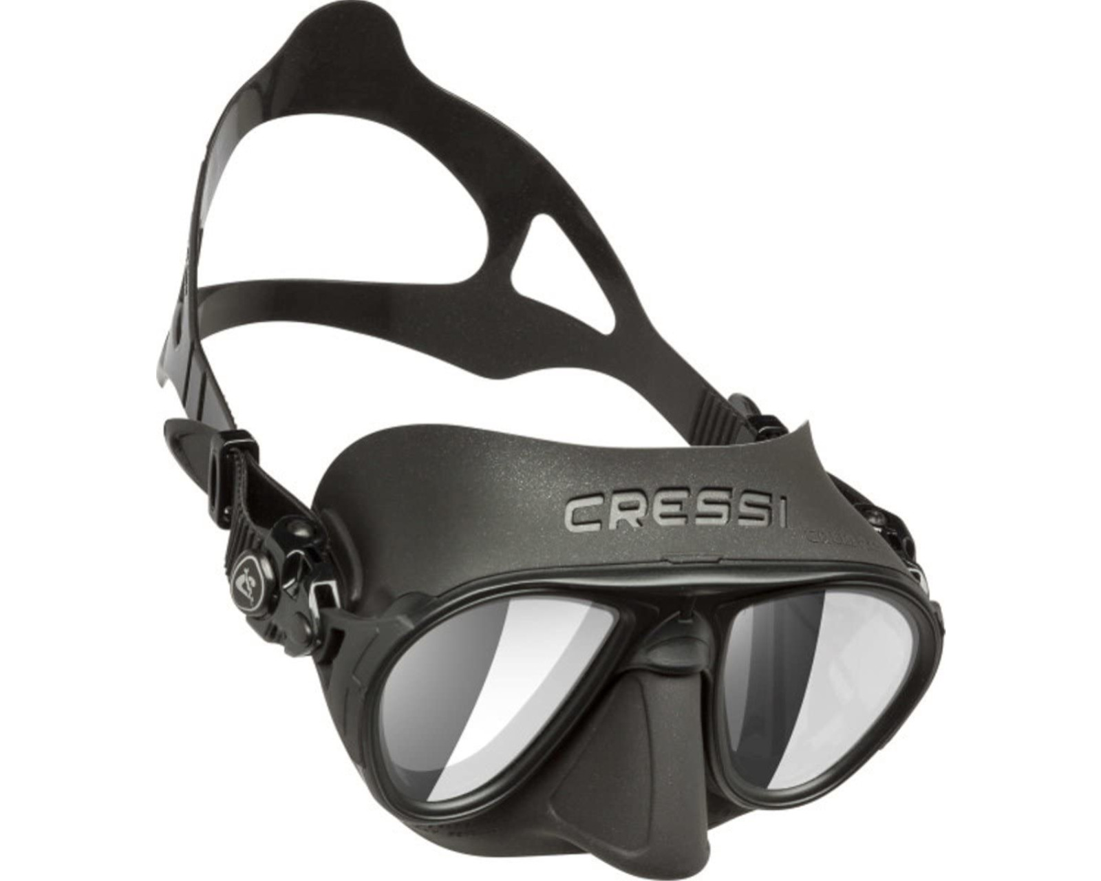Foto 2 pulgar | Visor Cressi Calibro Adulto Unitalla Lentes Mirrored Hd color Negro