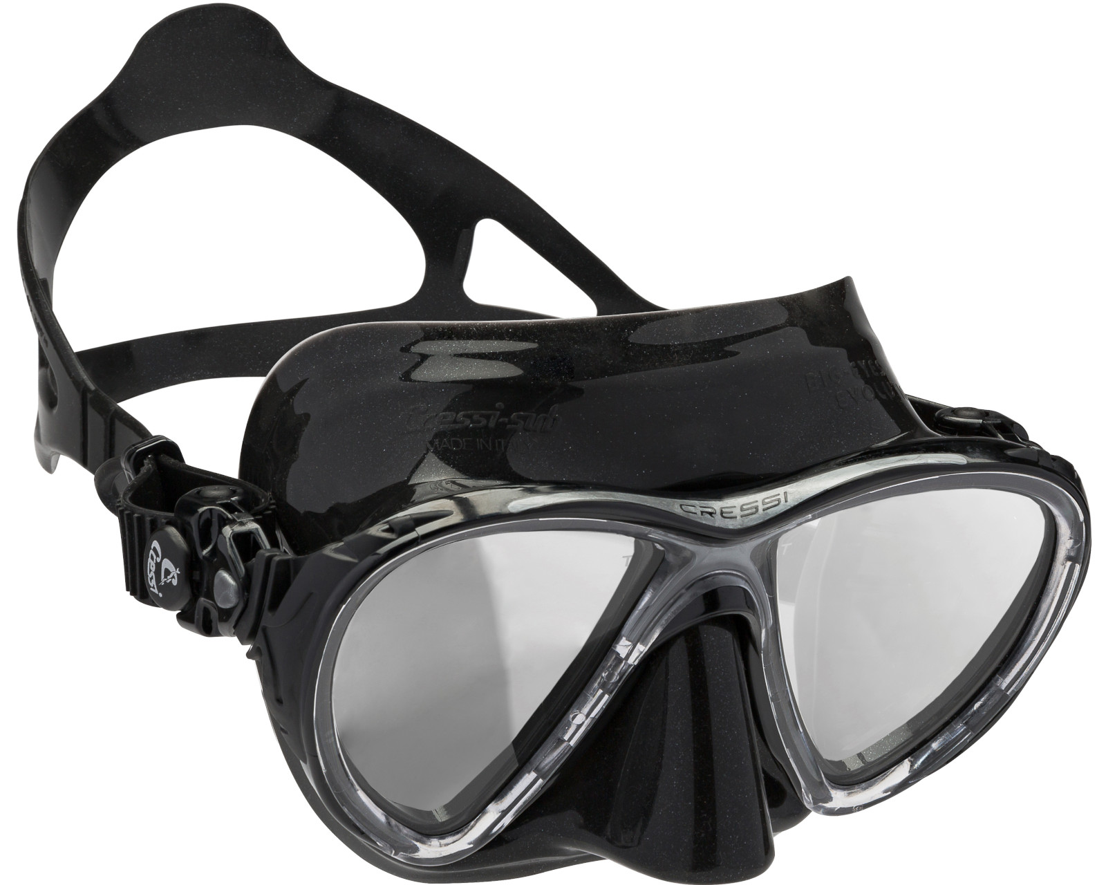 Foto 2 pulgar | Visor Cressi Big Eyes Evolution Adulto Unitalla Lentes Mirrored color Negro