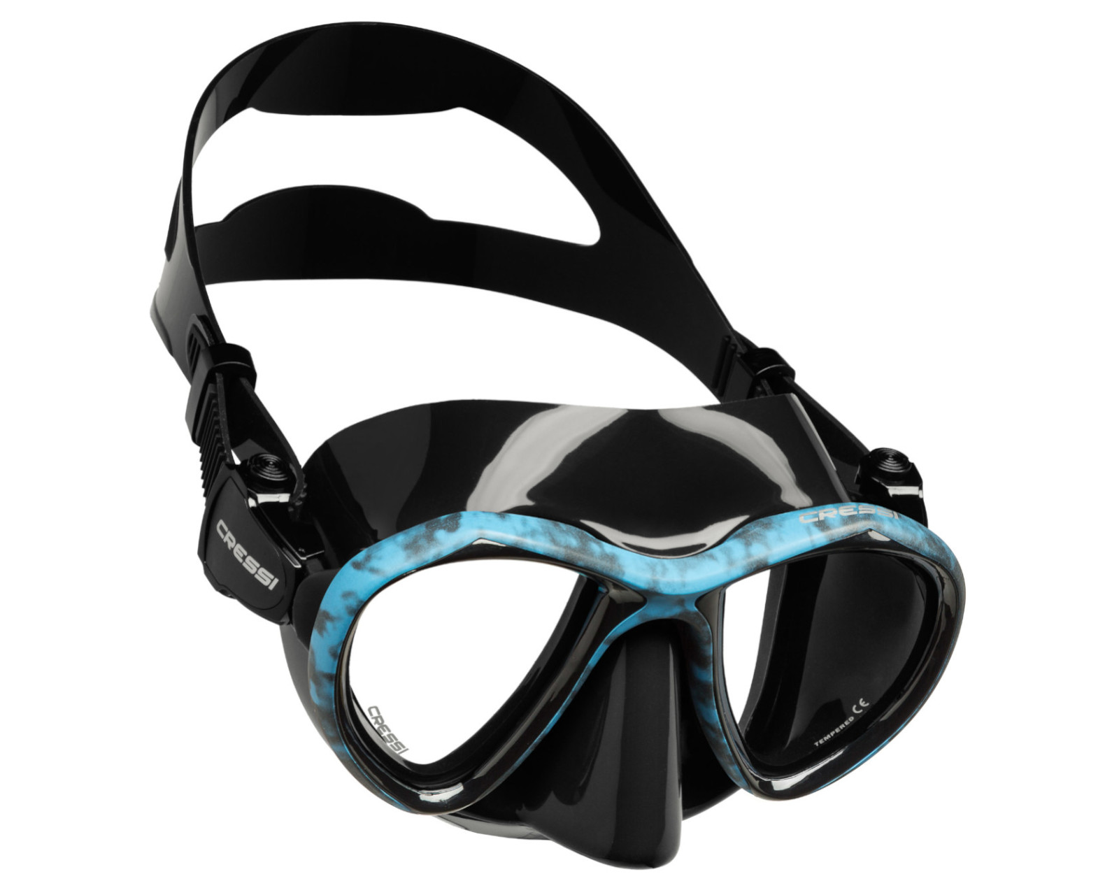 Foto 2 pulgar | Visor Máscara Cressi Metis para Snorkeling/ Buceo/ Apnea/ Pesca Submarina Unitalla para Adulto color Negro con Azul