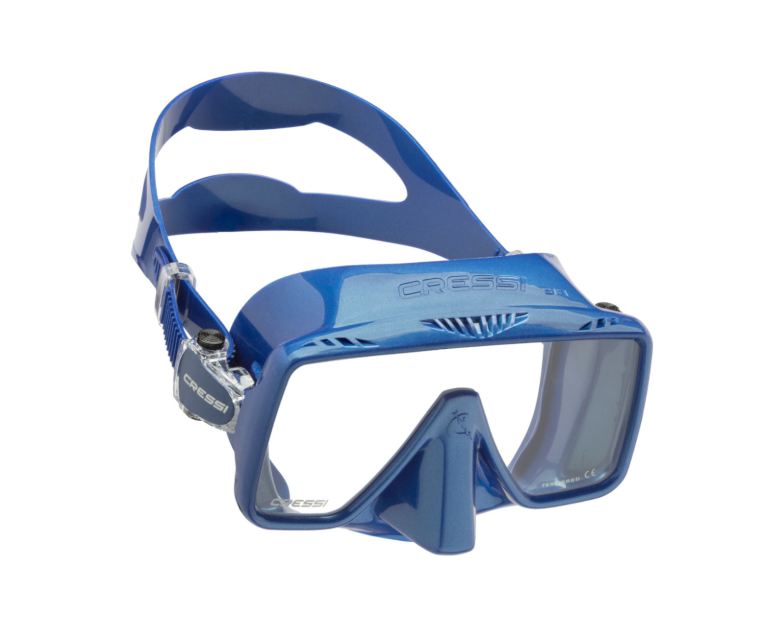 Foto 2 pulgar | Visor Máscara Cressi Sf1 para Buceo Técnico color Azul Unitalla para Adulto