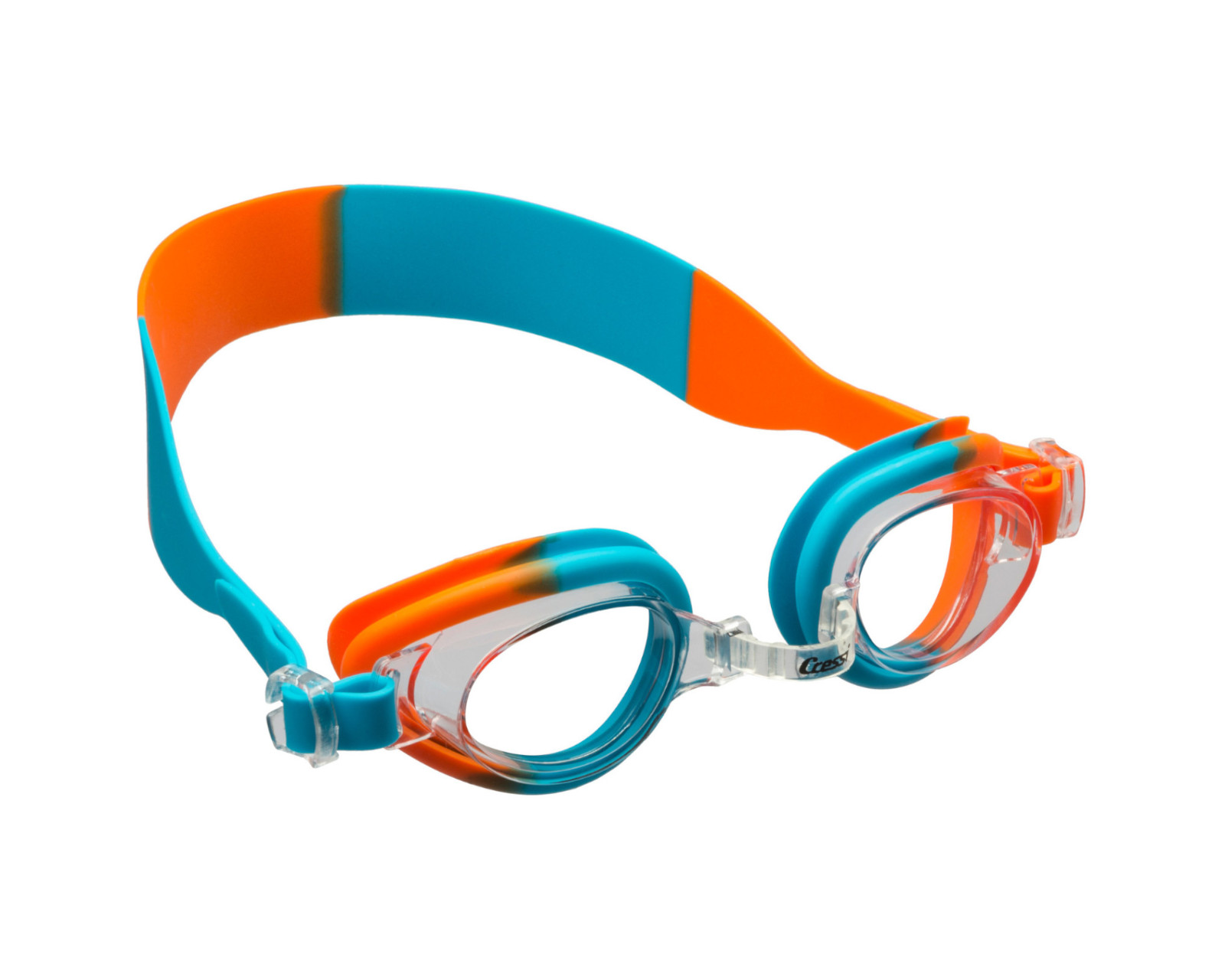 Foto 2 pulgar | Goggle Cressi Starfish Infantil para Natación color Naranja/Azul