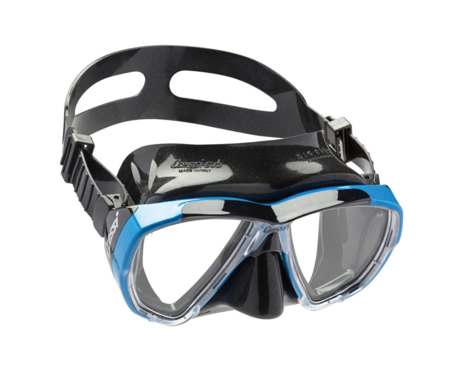 Foto 1 | Visor Máscara Cressi Big Eyes para Buceo Color Negro/Azul para Adulto