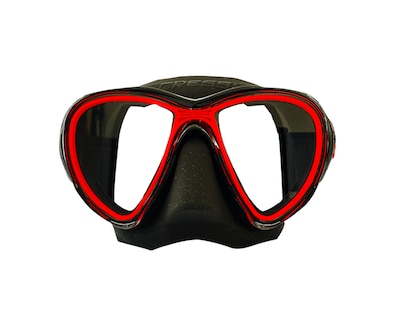 Foto 1 | Visor Cressi Quantum Unitalla Negro/ Rojo