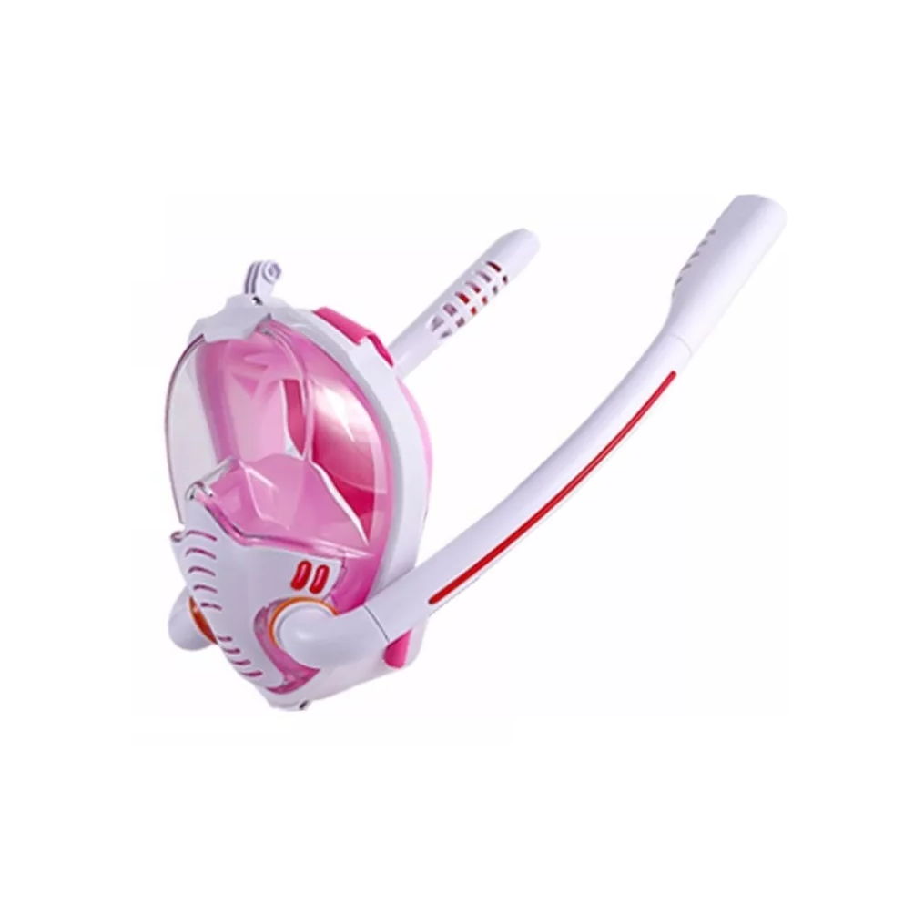 Foto 3 pulgar | Máscara de Buceo BELUG color Rosa de Cara Completa Doble Tubo
