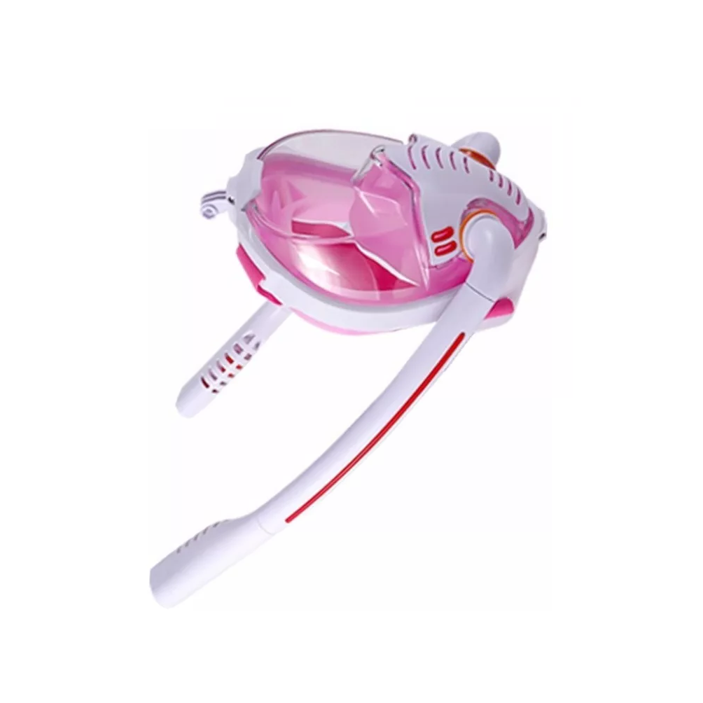 Foto 4 pulgar | Máscara de Buceo BELUG color Rosa de Cara Completa Doble Tubo