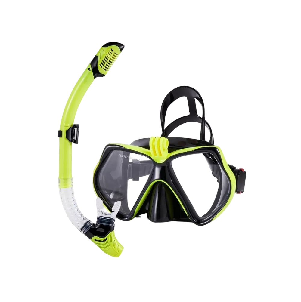 Foto 2 pulgar | Snorkel y Gafas para Buceo Belug Anti Niebla color Verde