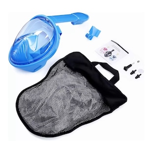 Foto 4 | Mascara Snorkel 180º Belug Rango de Visión Lentes Antiniebla color Azul