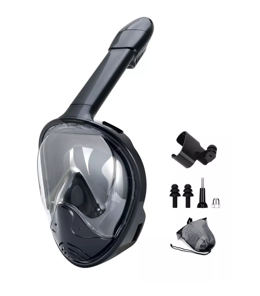 Foto 6 pulgar | Máscara 180° Panorámica Con Soporte Para Cámara L/xl Negro