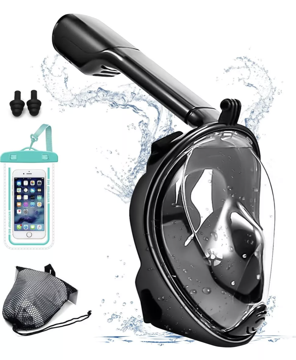 Foto 2 pulgar | Máscara de Snorkel con Bolsa Impermeable