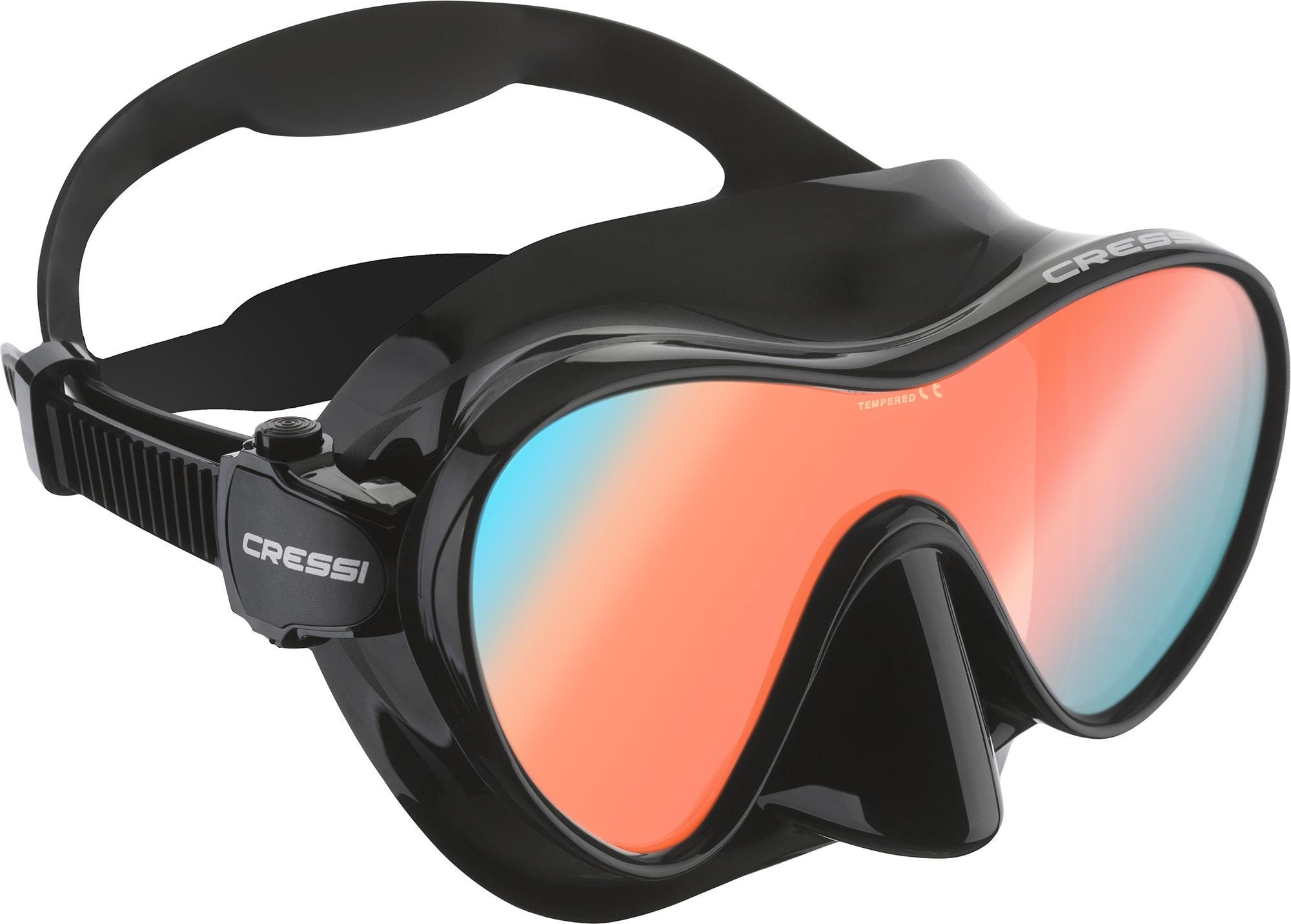 Visor Cressi F1 Frameless Negro Lente Azul Buceo Y Snorkeling $788