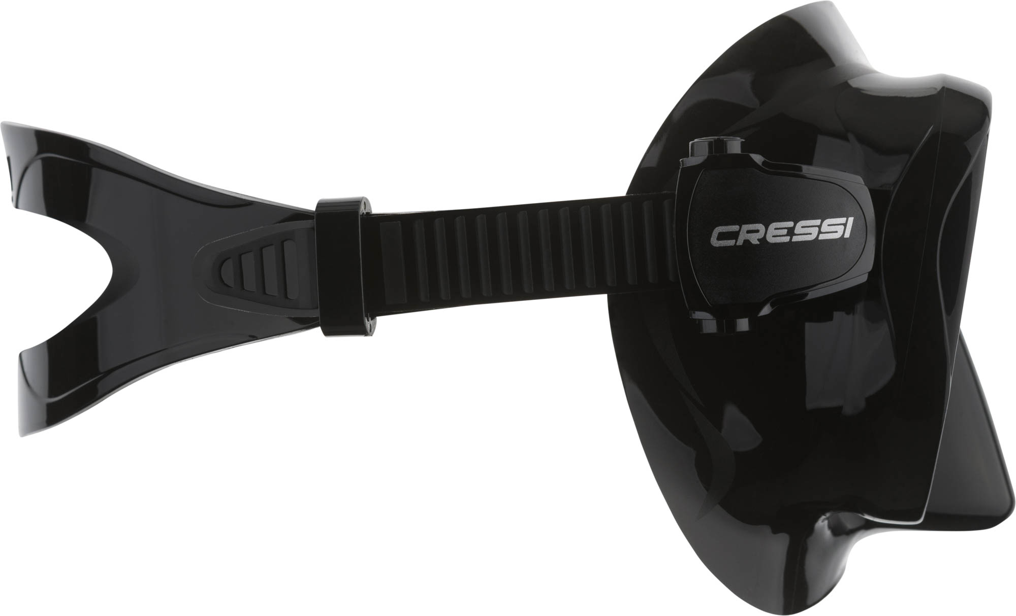Foto 4 pulgar | Visor Cressi F1 Frameless Negro Lente Azul Buceo Y Snorkeling