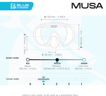 Foto 7 | Máscara Cressi Musa Para Snorkeling Buceo
