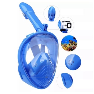 Foto 2 | Mascara Snorkel 180º Rango De Visión Lentes Antiniebla S/m Eo Safe Imports Esi-8475-1 Azul