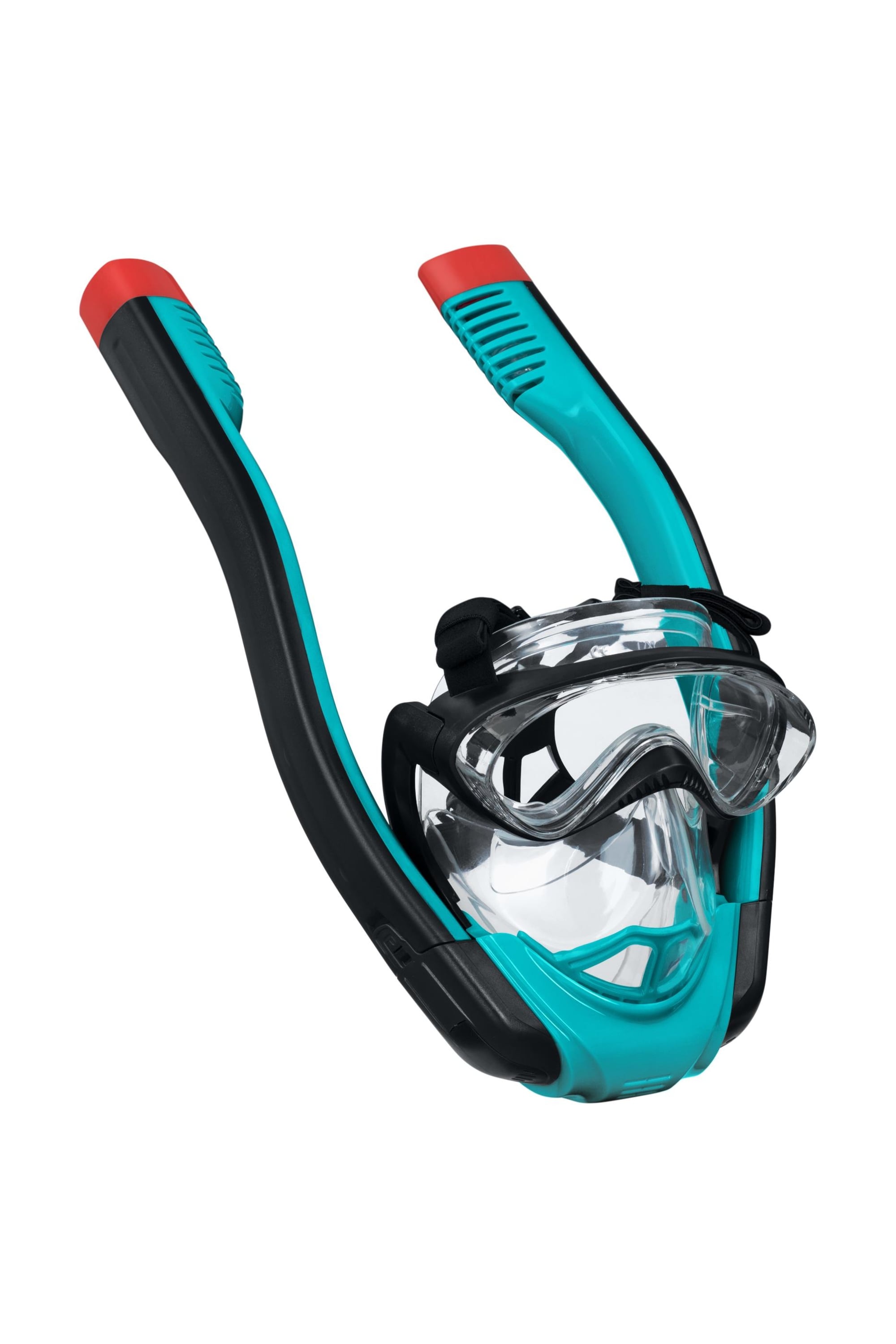 Mascara+visor C/snorkel De Dos Tubos Med/s/m 1mod Col Azul Con Negro Garantia 15 Dias  Por Defecto De Fabrica $1,498