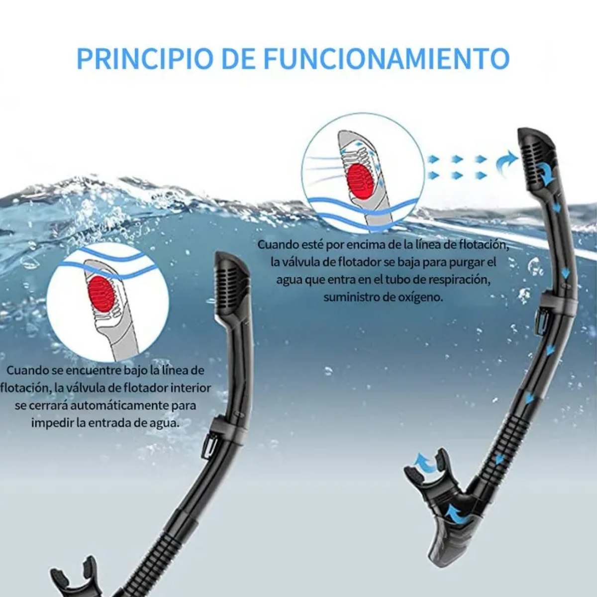 Foto 3 pulgar | Gafas Anti Niebla Mascara Buceo Lab.g Negro
