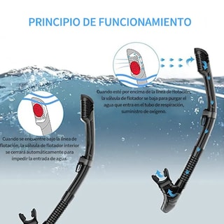 Foto 2 | Gafas Anti Niebla Mascara Buceo Lab.g Negro