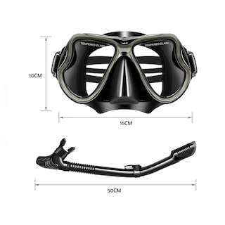 Foto 3 | Gafas Anti Niebla Mascara Buceo Lab.g Negro