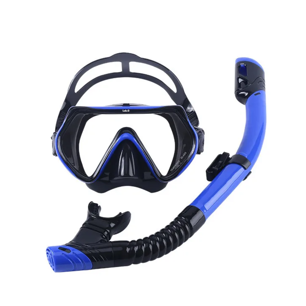 Foto 1 | Mascara De Snorkel Visores Buceo 180º Lentes Anti Niebla Lab.g /azul