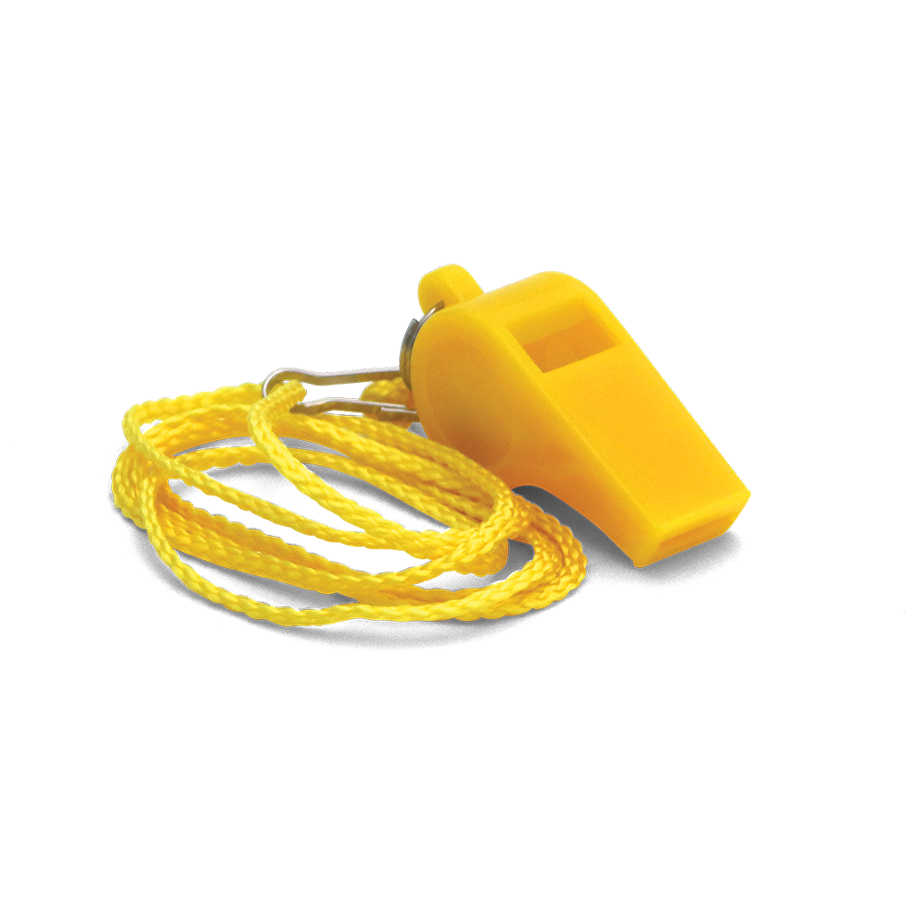 Foto 1 | Silbato de Plástico con Cordón para Emergencias