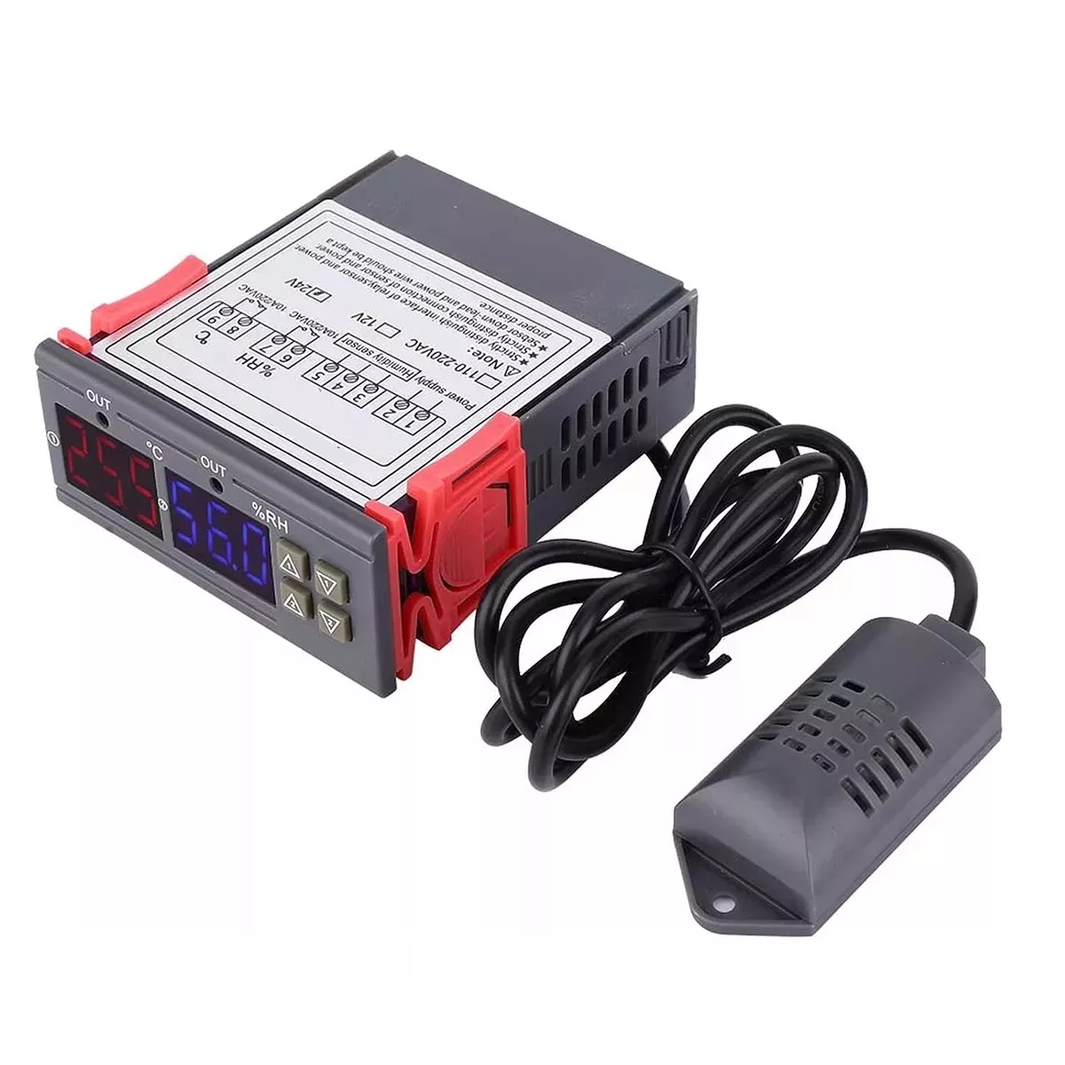 Foto 1 | Control De Temperatura Y Humedad Eo Safe Imports Esi-16140 Negro