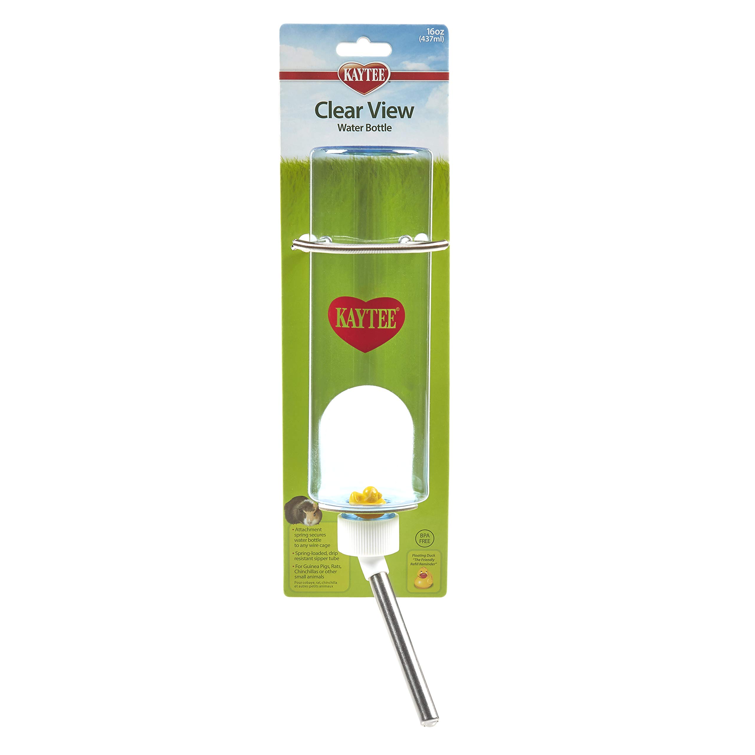 Foto 2 pulgar | Botella De Agua Kaytee Clear Single Para Animales Pequeños, 480 Ml - Venta Internacional.