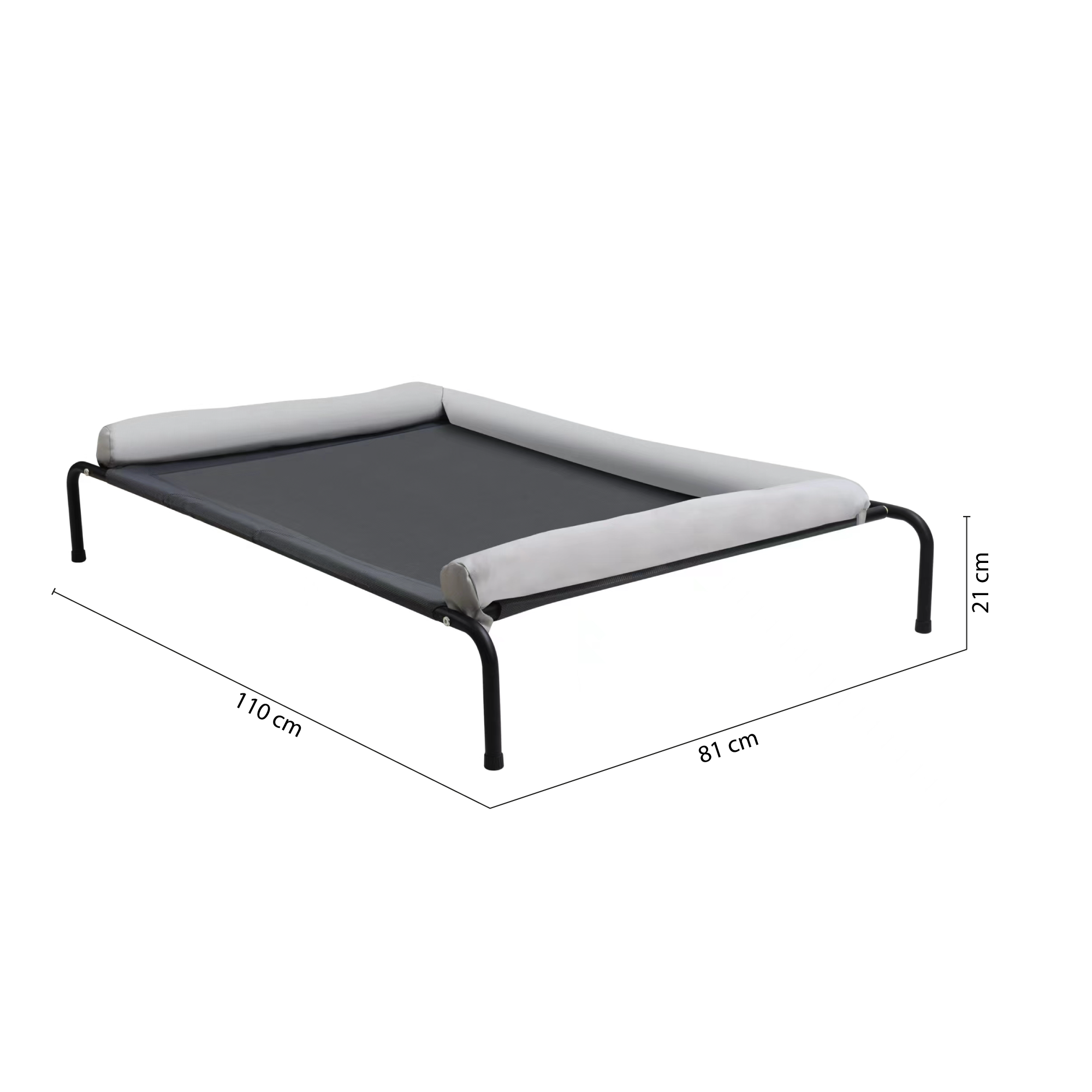 Foto 4 pulgar | Cama Elevada Para Mascota C/almohada L 110x81x21cm