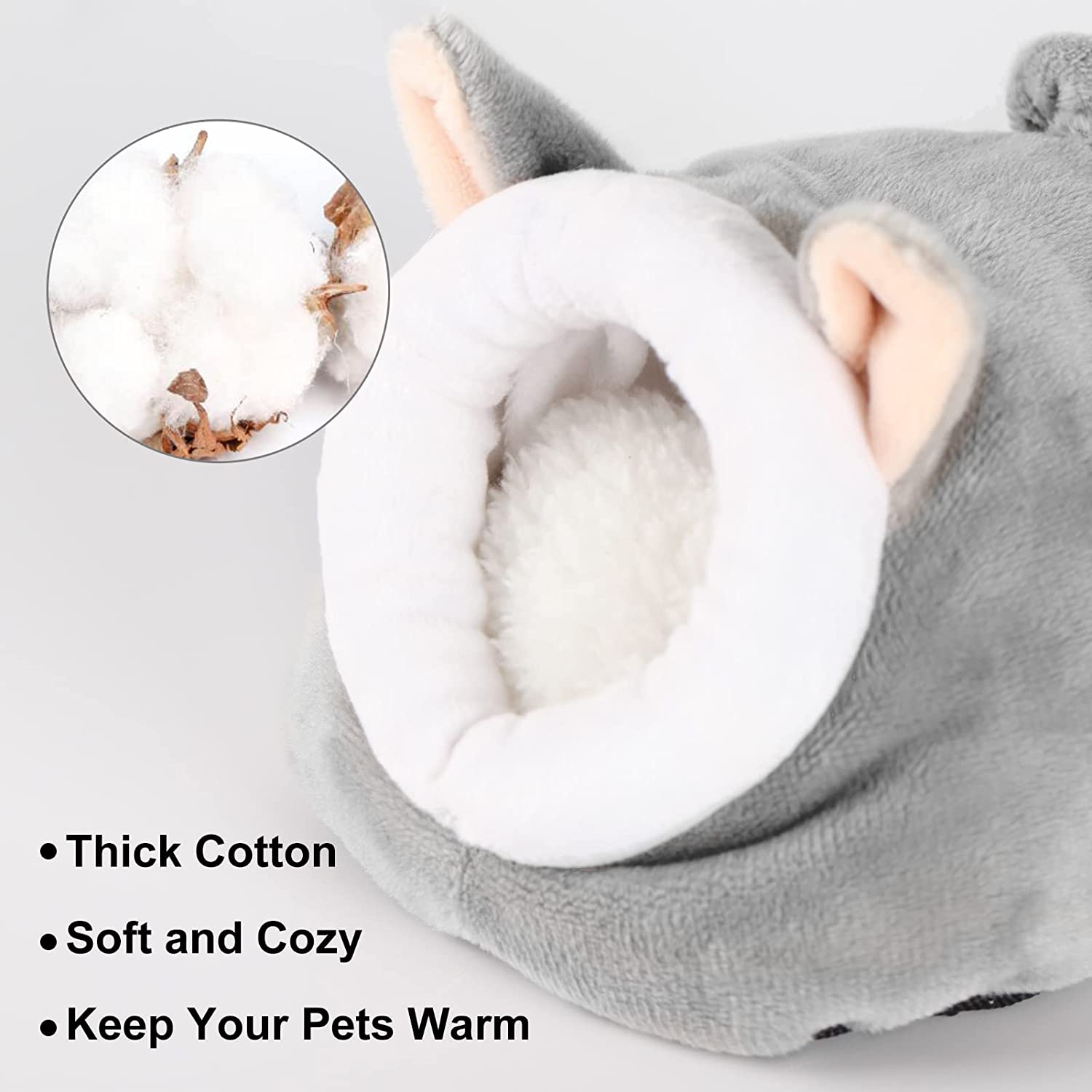 Foto 3 pulgar | Hamster Bed House Huoguo Acogedor Escondite De Algodón Para Mascotas Pequeñas - Venta Internacional.