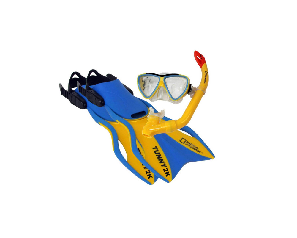 Foto 2 pulgar | Kit Snorkel Kids National Geographic Tunny 2k 3335 Multicolor Talla 19-22