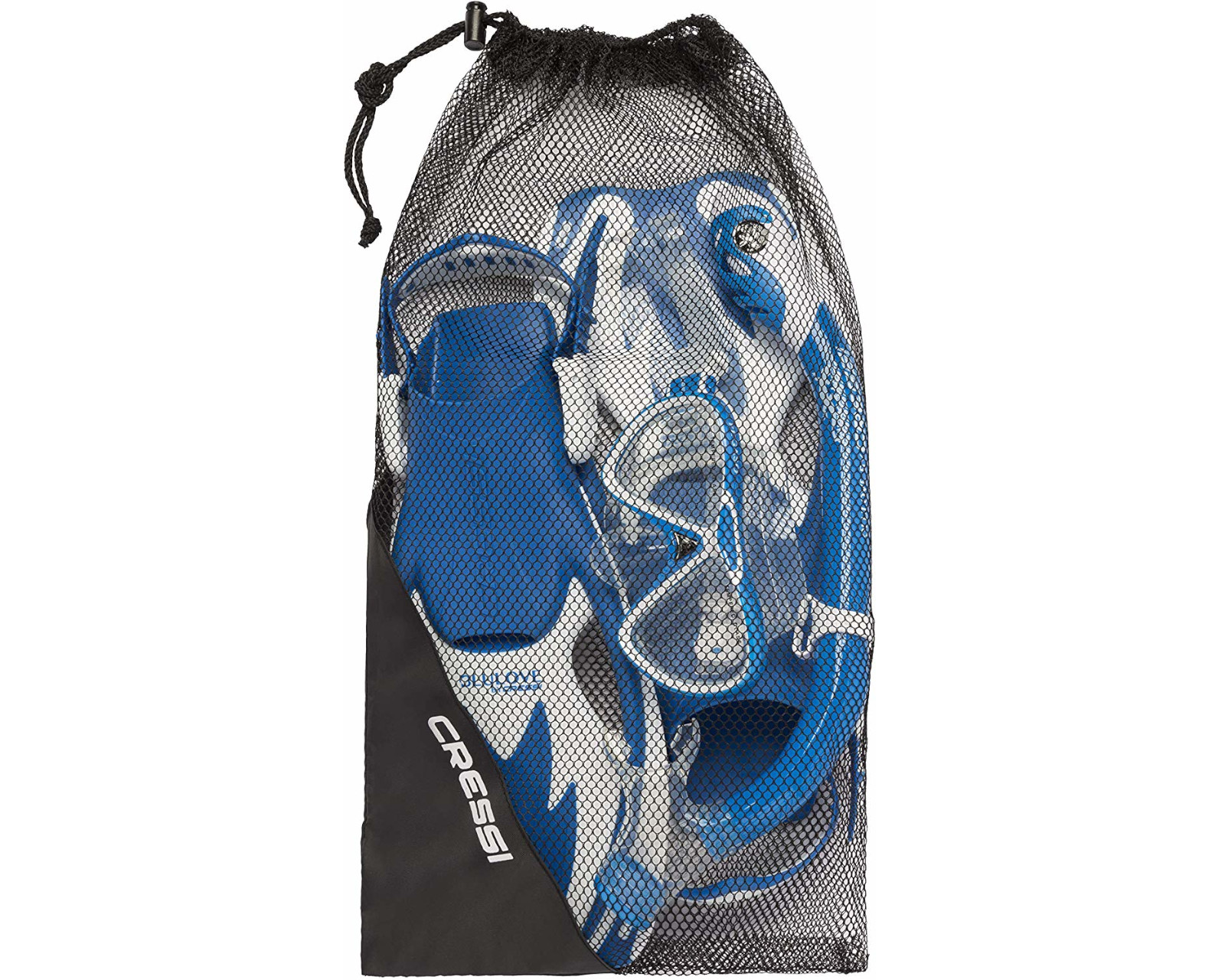 Foto 3 pulgar | Set Cressi Rocks Dry Talla L/XL Máscara con Aletas y Tubo color Azul/Blanco
