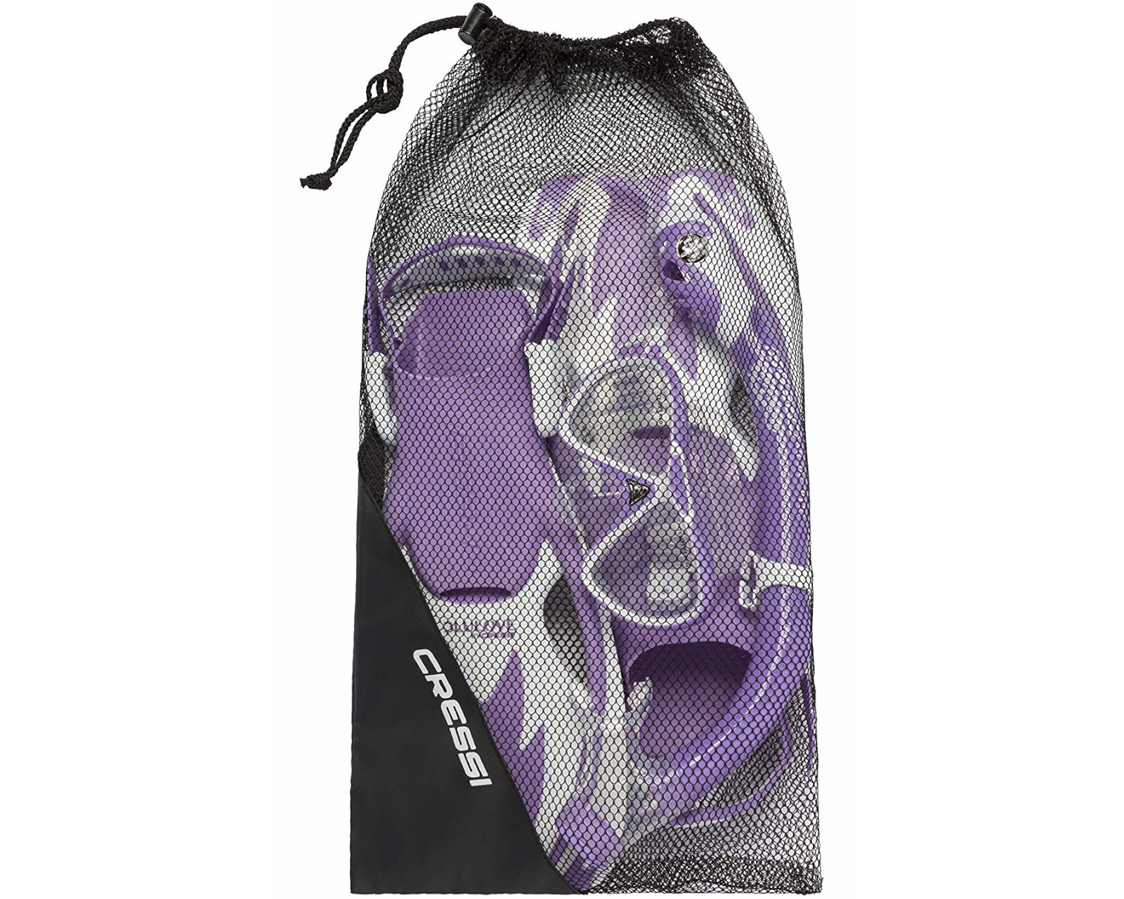 Foto 3 pulgar | Set Cressi Rocks Dry Talla L/XL Máscara con Aletas y Tubo color Lila/Blanco