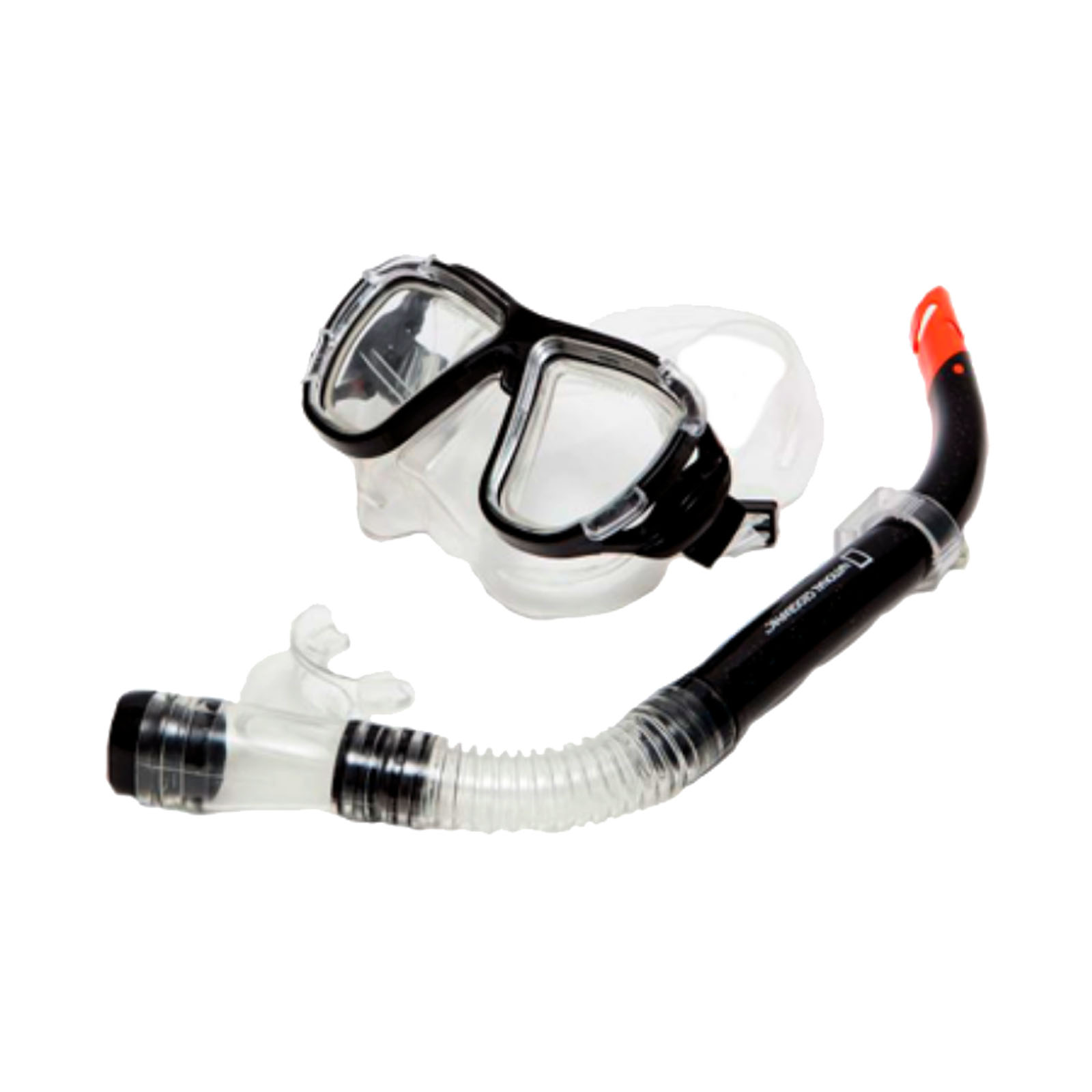 Foto 2 pulgar | Combo de Visor y Snorkel para Adulto National Geographic Snorkeler 2093 N color Negro