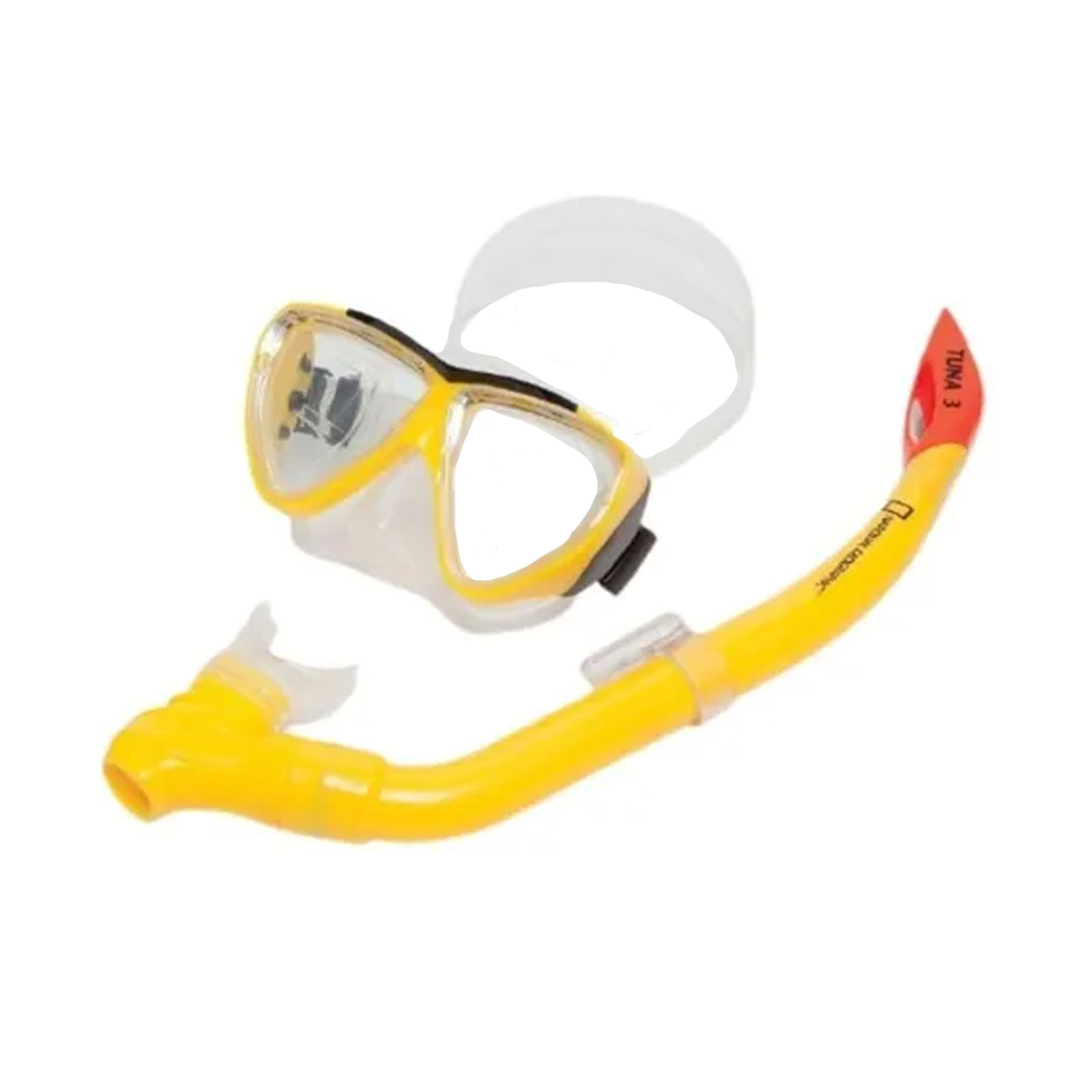 Foto 2 pulgar | Combo de Visor y Snorkel para Adulto National Geographic Snorkeler 2239 A color Amarillo