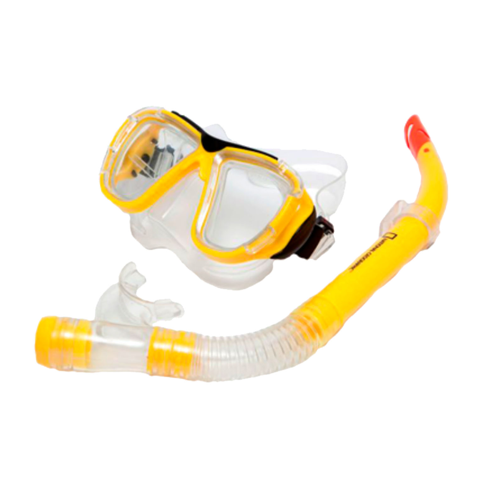 Foto 2 pulgar | Combo de Visor y Snorkel para Adulto National Geographic Snorkeler 2093 A color Amarillo