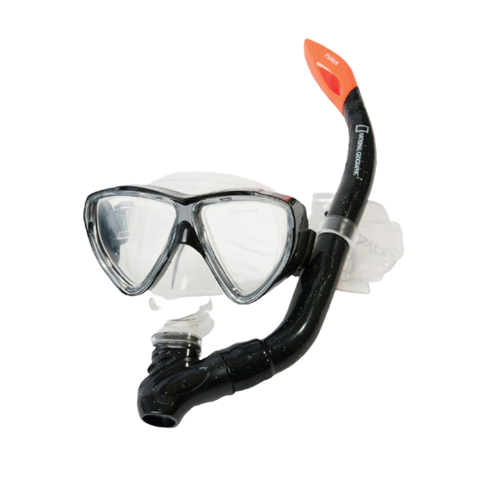 Foto 2 pulgar | Combo de Visor y Snorkel para Adulto National Geographic Snorkeler 2239 N color Negro