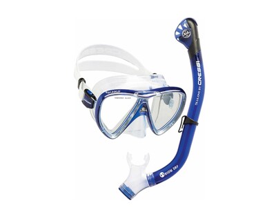 Foto 2 | Set Cressi Mex Icarus Orion Dry Ajustable S/ M 24/27 Mx color Azul para Snorkeling y Natación