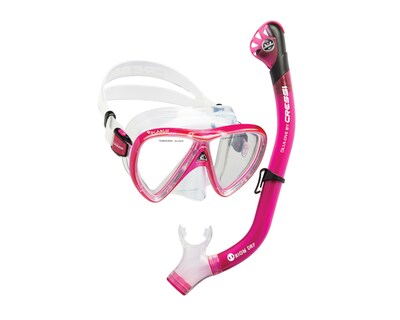 Foto 2 | Set Cressi Mex Icarus Orion Dry Ajustable L/ Xl 27/30 Mx color Rosa para Snorkeling y Natación