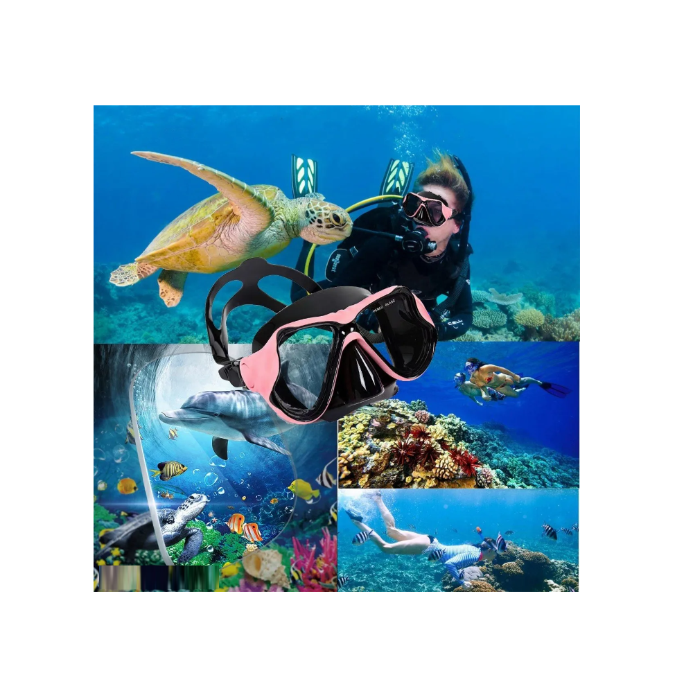Foto 3 pulgar | Kit de Buceo con Snorkel y Gogles Ajustable color Rosa