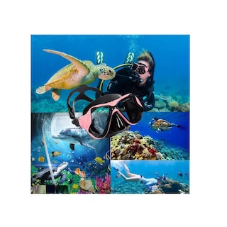 Foto 2 | Kit de Buceo con Snorkel y Gogles Ajustable color Rosa