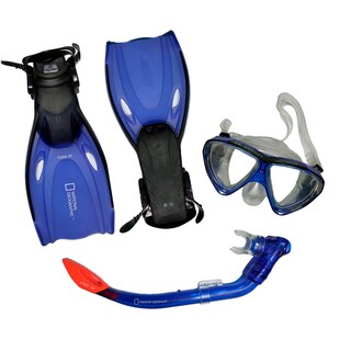 Foto 1 | Kit de Esnórquel National Geographic Snorkeler color Azul