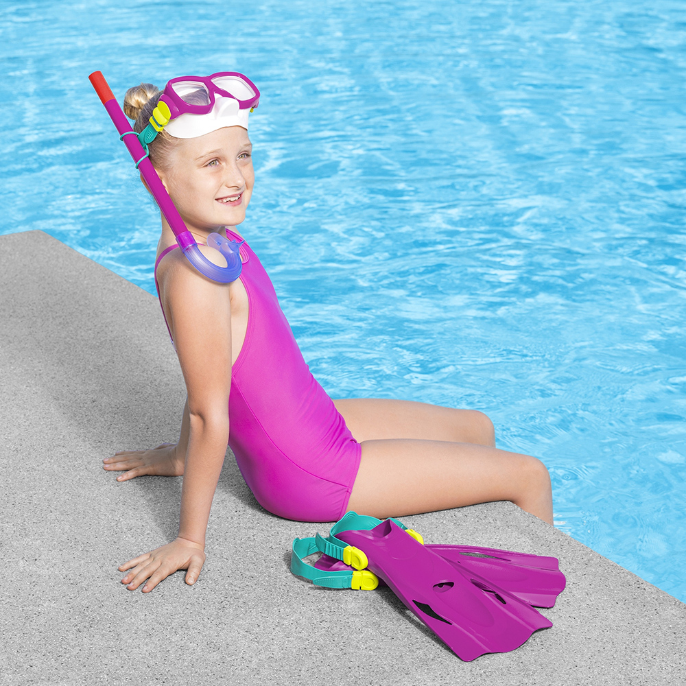 Foto 4 pulgar | Juego de Buceo Infantil 7 Años Bestway 25019-MR color Morado