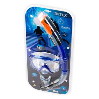 Foto 2 | Set Snorkel Intex 55962 color Azul Máscara de Buceo con Tubo para Deporte