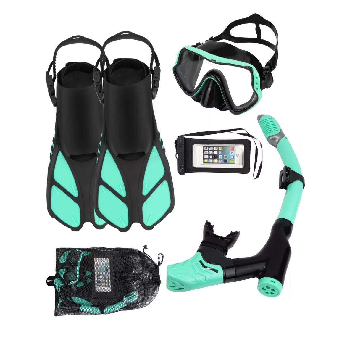 Foto 1 | Juego de Snorkel 5 en 1 Belug color Negro