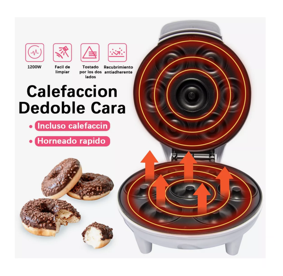 Foto 3 | Maquina Para Hacer Donas Color Blanco Belug
