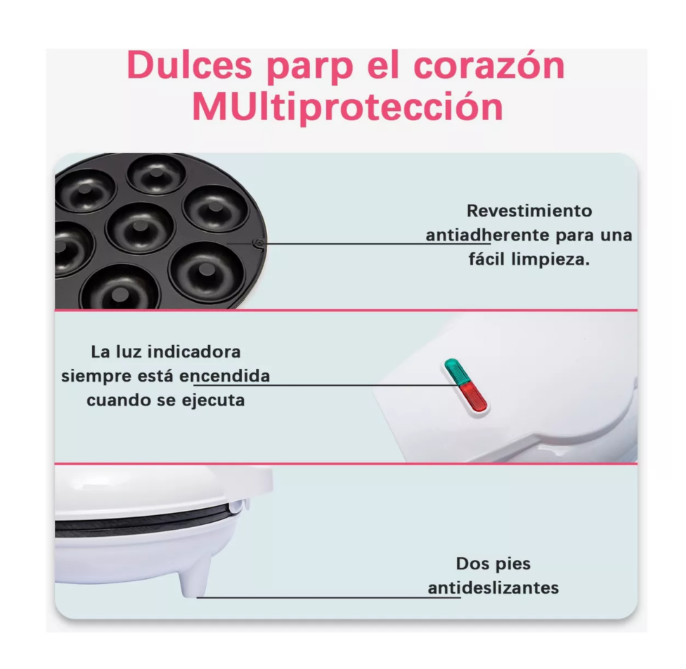 Foto 6 pulgar | Maquina Para Hacer Donas Color Blanco Belug